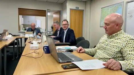Six minutes, four directors, one mission: New water body's first meeting